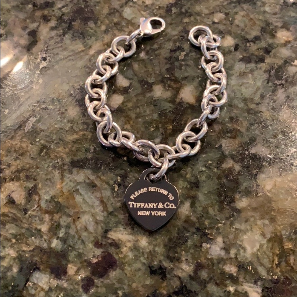 RARE Titanium Tiffany & Co. charm bracelet